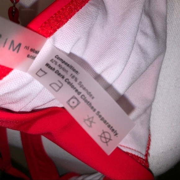 Zaful Bikini Top, Red, sz M/6 - Picture 10 of 10